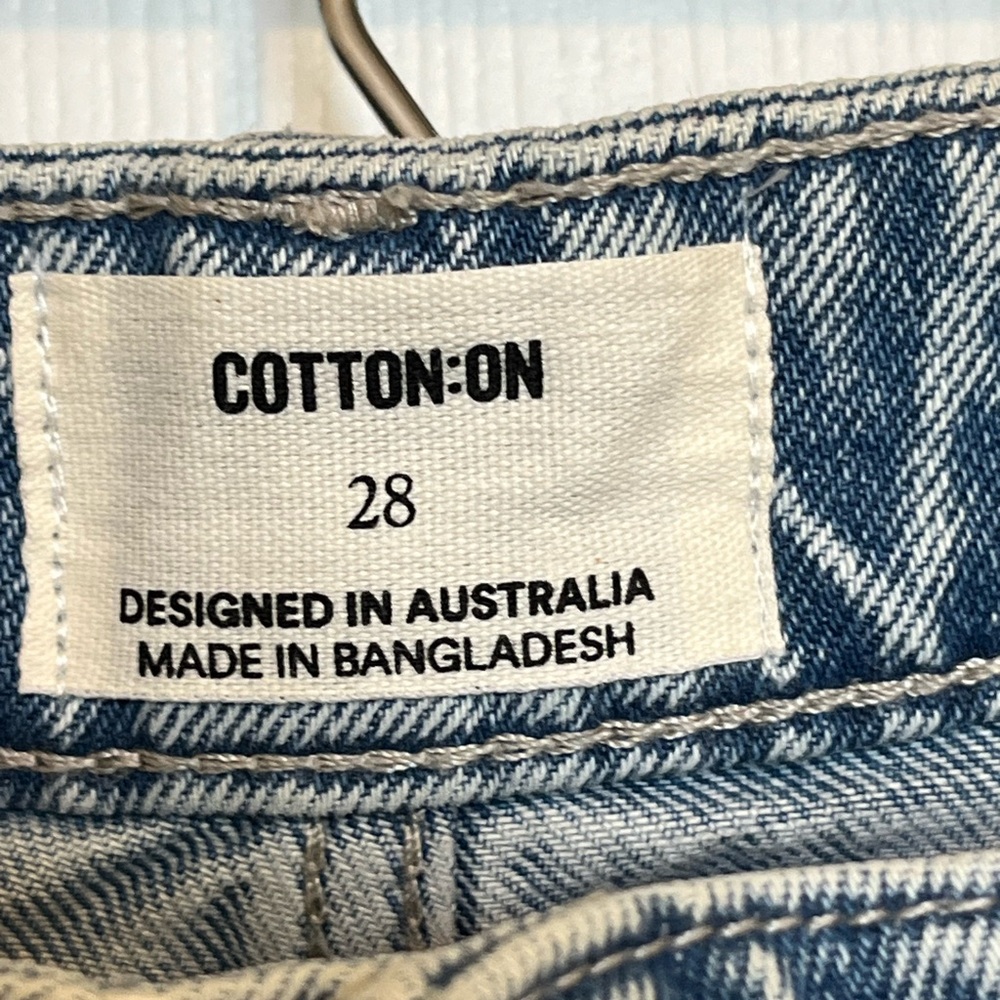 Cotton On Light Blue Denim Jorts - Picture 2 of 2